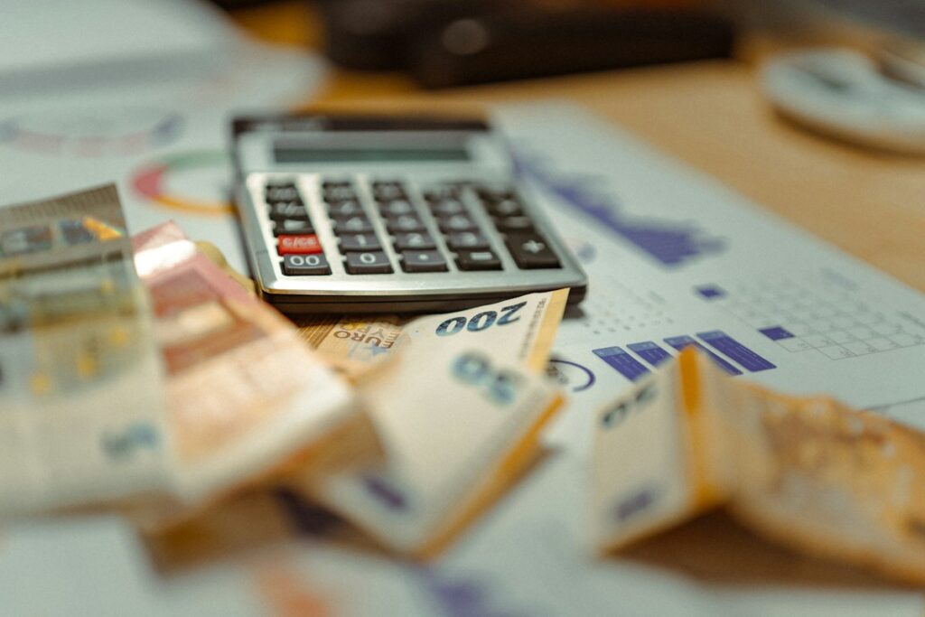 Calculator and money for estimating YouTube audit costs