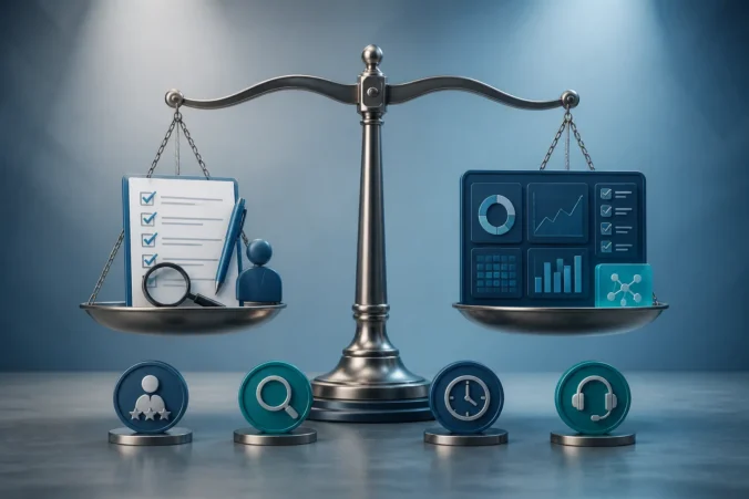 How should you compare audit providers by expertise, audit depth, turnaround time, and support?