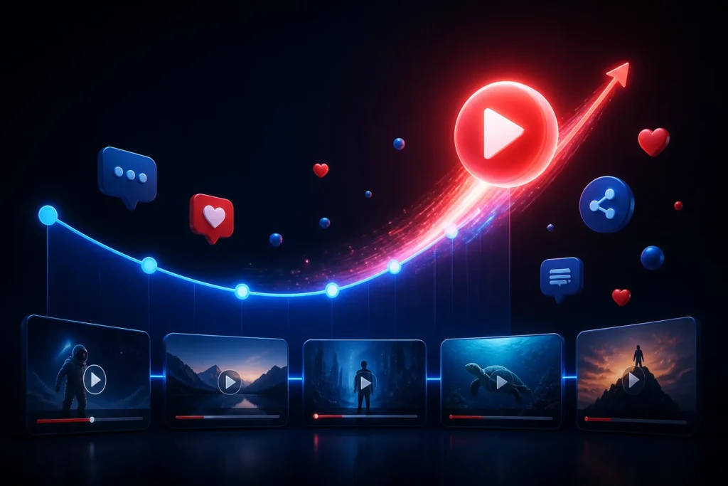 Which retention signals can affect whether YouTube recommends a video, and how do they relate to viewer satisfaction?