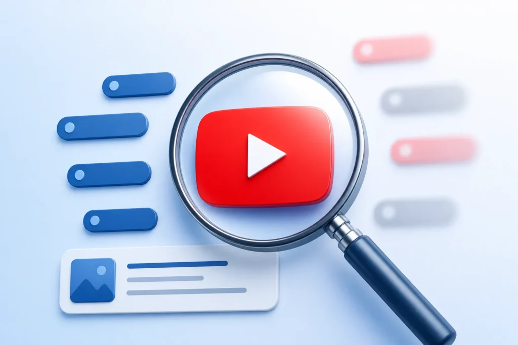 Which title, description, and tag mistakes make a video harder to find in YouTube search?
